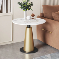 Table d'appoint moderne italienne en dalle de roche, table d'appoint pour salon, table basse de réception d'hôtel