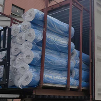 Film de protection de sol auto-adhésif bleu, film adhésif anti-salissure pour la protection des sols d'atelier et de chantier