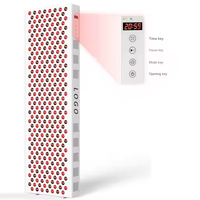 Panneau de luminothérapie LED rouge pour le soin de la peau du visage à domicile, OEM/ODM, avec prise US 110/220V, garantie 1 an
