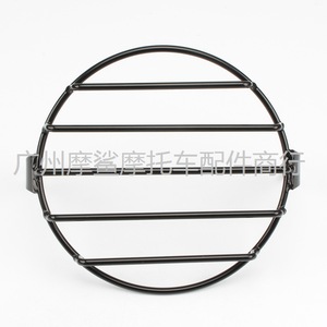 Cubierta de malla para faro de motocicleta Moshark, diseño de armadura de caballero de estilo retro de hierro para modelos GN CG125 Baboon - Product Image 2