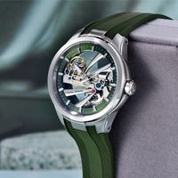 Montre mécanique de luxe pour homme PAGANI DESIGN YS030 Alien Hollow Tourbillon, mouvement transparent en silicone luminescent, saphir