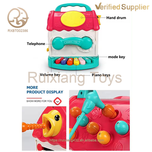 Bébé mémoire Cognition Montessori personnalisé éducation précoce couleur magique jeu <span class=keywords><strong>maison</strong></span> multi-fonctionnel musique lumière activité carré jouets - Product Image 5