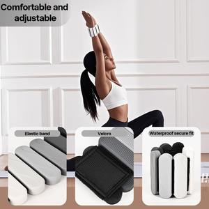 कई रंग खेल भारित पहनने योग्य सांस पर्यावरण के अनुकूल कास्ट आयरन सिलिकॉन व्यायाम समायोज्य ब्रेसलेट टखनों की कलाई - Product Image 5