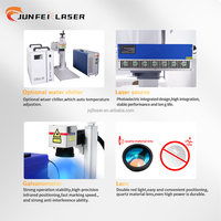 Machine de gravure laser UV JUNFEI 5W-100W, forte protection anti-contrefaçon pour le bois, le caoutchouc, gravure personnalisée