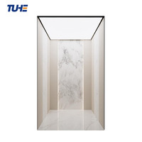 Ascenseur à traction fourni par le fabricant, 5+5 vitres laminées, ascenseur personnalisé pour villa, hôtel, appartement