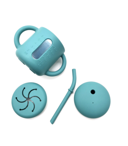 Nuevo Vaso de Entrenamiento de Silicona para Bebés de <span class=keywords><strong>6</strong></span>+ <span class=keywords><strong>Meses</strong></span>, Vaso con Pajita - Product Image 3
