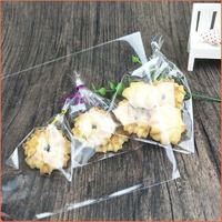Sacs d'emballage en plastique transparent FPP à fermeture éclair refermable pour la cuisson du pain, des toasts, des bonbons, qualité alimentaire