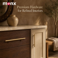 Poignées de porte d'armoire en laiton, style américain, design simple, poignée de meuble pour tiroir