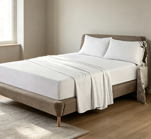 Cozy Thermal Brush <strong>Flat</strong> <strong>Sheet</strong> 250TC Skin Friendly Bed <strong>Sheet</strong> for Hotel Room - Product Image 2