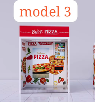 Distributeur automatique de pizzas numérique, machine à pâtisserie avec four, distributeur rapide de pizzas
