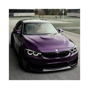 New Arrival High Quality Car Wrapping Vinyl Color Changing UV Proof Gloss PET Metal Midnight Purple Car Wrap Vinyl