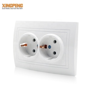 Ổ Cắm Schuko Gắn Tường Điện Kiểu Châu Âu Đức Hà Lan Giá Xuất Xưởng Với Số Lượng Lớn - Product Image 1