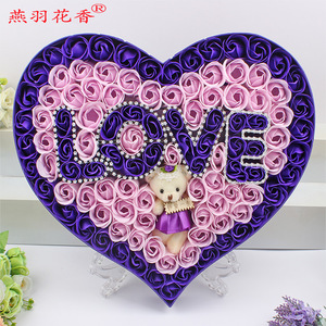 Conjunto de Rosas Eternas de Lujo en Caja de Regalo para el Día de San Valentín 2025, Decoración de San Valentín - Product Image 4