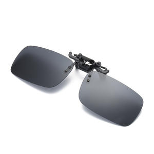 Lunettes de soleil de prescription <span class=keywords><strong>pour</strong></span> conducteurs avec verres PC, protection UV-400, vision nocturne, polarisées jaunes, clips rabattables <span class=keywords><strong>pour</strong></span> la conduite - Product Image 2