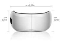 Masseur pour les yeux avec presse à chaud Vibration Thérapie de relaxation des yeux Dispositif de protection des yeux rechargeable avec compression de chaleur