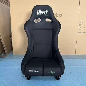 Sièges de voiture noirs YLD de haute qualité, sportifs, réglables, type baquet, pour la simulation de course, compatibles <span class=keywords><strong>BMW</strong></span> et Honda, en cuir - Product Image 3