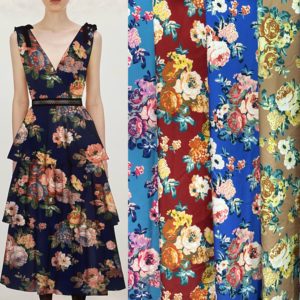 Novedad <span class=keywords><strong>2026</strong></span>: Tela Crepé Elástica en 4 Direcciones, 95% Poliéster, 5% Spandex, con Estampado Floral Colorido, para Ropa y Forro de Hombre/Mujer - Product Image 1