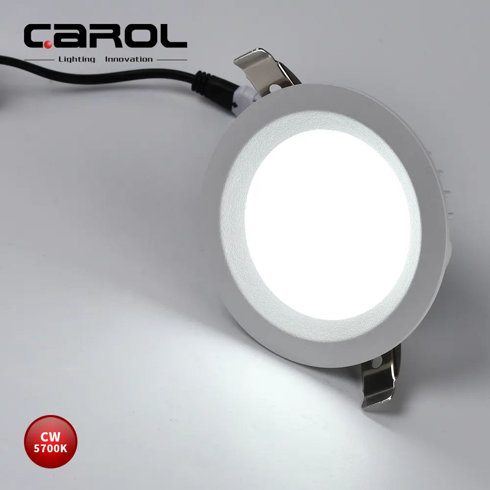 factory price round aluminum pot body recessed SMD down light 8w 12w 18w 20w 30w 40w ceiling indoor led light downlight