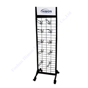 Cửa Hàng Bán Lẻ Điểm Của Cửa Hàng Bán Hàng Tùy Chỉnh Dây Lưới Lưới Tường Móc Treo Hàng Hóa Sản Phẩm Kim Loại Sàn Hiển Thị Đứng Giá - Product Image 4