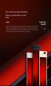 Grande surface tenture murale rideau électrique infrarouge lointain panneau de rayonnement à haute température chauffage rapide domestique commercial - Product Image 6