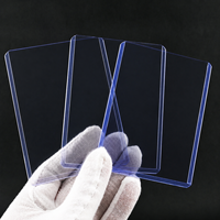 Prix d'usine Protège-cartes rigides en PVC 3x4 pouces 35PT, pour cartes de sport de baseball, commandes en gros