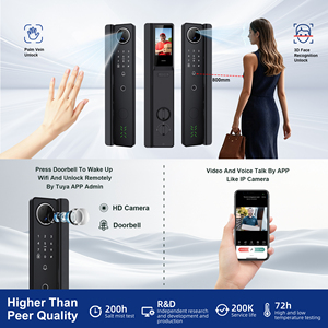 Liliwise Automatic Doorbell Palm Vein <b>Smart</b> Lock Hotel Door Locks Digital <b>Wifi</b> Screen Face Recognition <b>Smart</b> Lock With <b>Camera</b> - Product Image 2