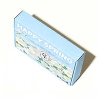 Emballages cadeaux personnalisés de haute qualité, écologiques, recyclables, boîtes pliantes en carton ondulé, gaufrage, laminage mat, crème pour le visage