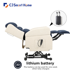 Silla reclinable de elevación vertical profesional para ancianos y ayuda a la movilidad, con tela lavable y batería de larga duración - Product Image 6