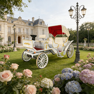 Voiture de tourisme à toit ouvert, vue panoramique, chariot élégant pour les services de visites de lacs, de plages et de jardins - Product Image 1