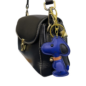 Première couche sac en <span class=keywords><strong>cuir</strong></span> de vachette chien <span class=keywords><strong>porte</strong></span>-clés pour voiture hommes femmes cartable Mini <span class=keywords><strong>cuir</strong></span> tête couche peau de vache pendentif <span class=keywords><strong>porte</strong></span>-clés - Product Image 3