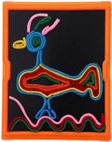 POTENTIEL personnalisé en gros vente chaude jouets éducatifs de bricolage pour les enfants cordes colorées en plastique dessin planche magique QL-010(G)