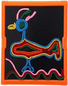 Tiềm năng tùy chỉnh bán buôn Hot Bán giáo dục tự làm đồ chơi cho trẻ em đầy màu sắc Strings Nhựa Vẽ Ma Thuật <span class=keywords><strong>Board</strong></span> QL-010 (g) - Product Image 5