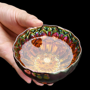 Tazza da tè in ceramica singola con petali personalizzati di energia magnetica Placcatura ionica per <span class=keywords><strong>amanti</strong></span> del tè - Product Image 2