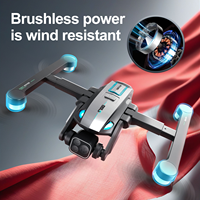 Drone professionnel S188 en gros, Quadcopter pliable en plastique avec WiFi 5G, double caméra, idéal pour débutants, fonction Suivez-moi, batteries incluses