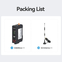Gateway Industrial IoT para Riel DIN, Gateway IoT 4G Inalámbrico, Recopilación de Datos de Medidores de Energía con Protocolo MQTT, Solución Industrial