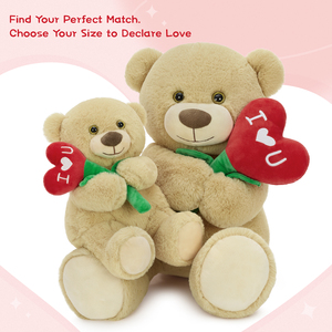Oso <span class=keywords><strong>de</strong></span> Peluche con Ramo <span class=keywords><strong>de</strong></span> Corazones Romántico, <span class=keywords><strong>Regalo</strong></span> <span class=keywords><strong>para</strong></span> Novia o Novio, Símbolo <span class=keywords><strong>de</strong></span> Amor <span class=keywords><strong>para</strong></span> el Día <span class=keywords><strong>de</strong></span> San Valentín o Aniversario - Product Image 1