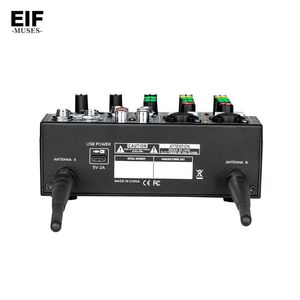 FM-4 Professional Wireless <strong>DJ</strong> Audio Mixer 2-Channel <strong>DJ</strong> <strong>Controller</strong> Sound Mixer USB Audio <strong>Interface</strong> Combo Jack Microphone - Product Image 5