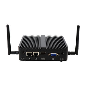 Eglobal คอมพิวเตอร์ขนาดเล็กราคาถูก I-ntel Celeron J4125 2COM 4USB <span class=keywords><strong>32GB</strong></span> DDR4 1TB SSD HD HD VGA Dual Display Display fanless IOT Industrial Computer BOX - Product Image 2