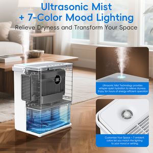 Bntet 2-in-1: เครื่องลดความชื้น & เครื่องลดความชื้น, ปิดอัตโนมัติ, จับเวลา12ชั่วโมงสำหรับห้องน้ำ - Product Image 3