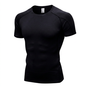Chemises d'entraînement de compression pour hommes T-shirts athlétiques à manches courtes Gym Running Training Sports Quick Dry jogging wear - Product Image 1