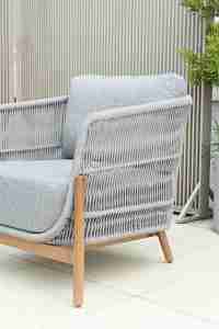 Modern Quality Outdoor Garden Furniture Set Hand Woven Nordic Rope and Chair Metal for Courtyard and Hotel Use - Product Image 4