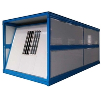 Maison préfabriquée économique en acier de luxe à faible coût et construction rapide, pliable, étanche, portable, pour bureau ou salle à manger