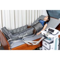 Appareil de pressothérapie médical CE MDR professionnel à 6 cavités, masseur à pression d'air, combinaison de compression corporelle complète, machine de drainage lymphatique
