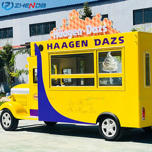 Camion de crème glacée de rue camion de nourriture mobile électrique personnalisé bon marché chariot à café camion à hot dog d'occasion à <span class=keywords><strong>vendre</strong></span> - Product Image 2