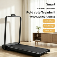 Tapis de marche pliable électrique portable avec amortissement, largeur 42 cm, antidérapant, capacité de charge 120 kg, pour usage domestique