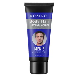 Venta caliente de crema de depilación suave especial para hombres, depilación indolora para áreas íntimas de barba