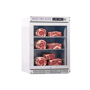 Vitrine Réfrigérée Premium pour Viande, Compacte, avec Compresseur Supérieur, Refroidissement par Air, Porte en Verre Trempé et Éclairage LED - Product Image 3