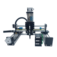 Module de glissière linéaire 3 axes XYZ, kit de table coulissante à vis à billes avec moteur pas à pas et portique 2 axes pour l'apprentissage des API