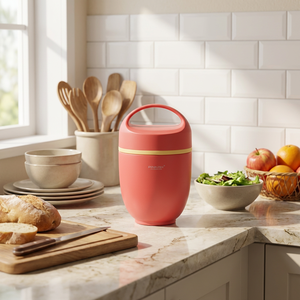 PINKAH Moderne 820ml 28oz Bocal alimentaire en acier inoxydable à <span class=keywords><strong>double</strong></span> <span class=keywords><strong>paroi</strong></span>, boîte à lunch isotherme personnalisée avec cuillère pliable - Product Image 5
