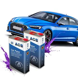 Acb Autolak Groothandel Hoogwaardige Reparatie Auto-Afwerking 1K 2K Doorzichtige Laag Polyurethaan Autolak